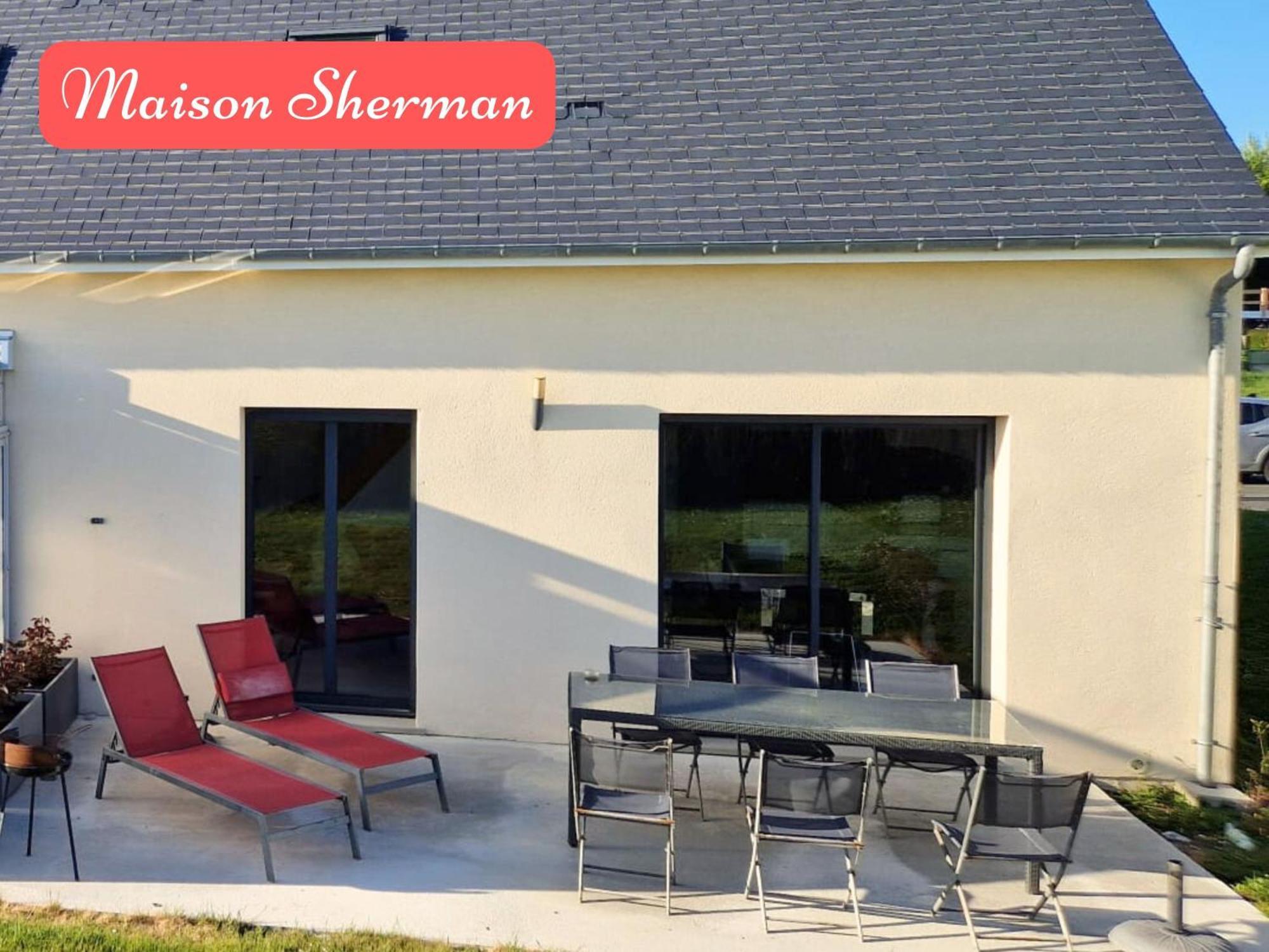 Sherman & Willy Jeep - 2 Maisons De Vacances, 4Min A Pied De La Plage - Parking Prive - Wifi Gratuit - Terrasse - Calme Saint-Côme-de-Fresné 客房 照片